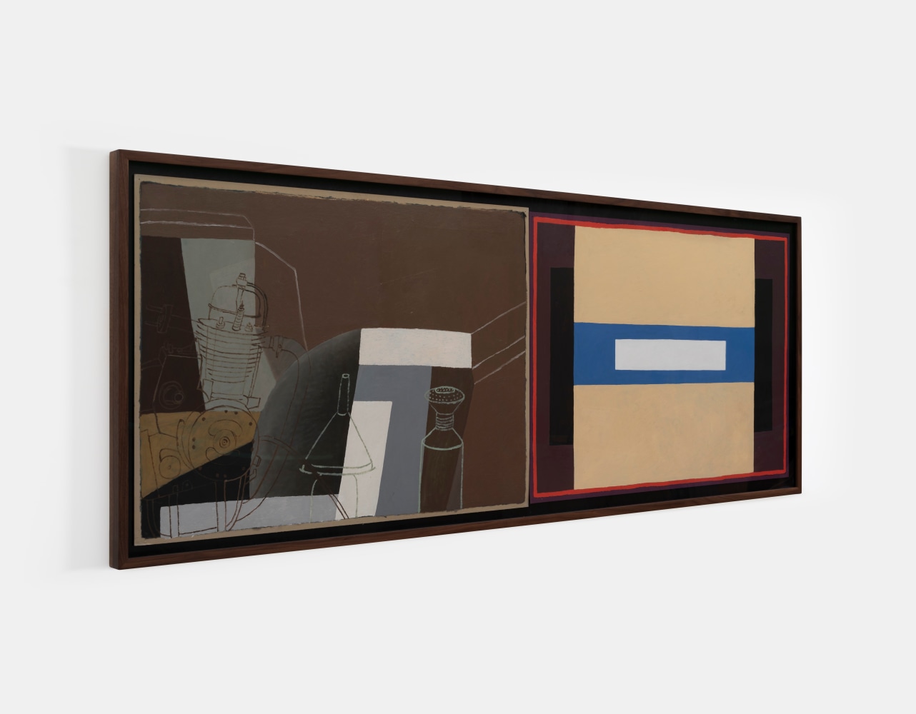 Nathalie Du Pasquier&amp;nbsp;
Motorised, 2022
oil on paper, 2 modules, framed
70 x 100 cm /&amp;nbsp;27.6 x 39.4 in each &amp;nbsp;
80 x 209 cm / 31.5 x 82.3 in framed