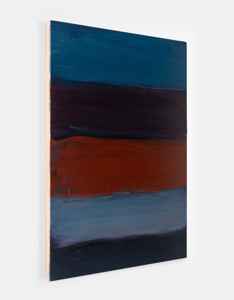 Sean Scully  Landline Deep Red Blue 2025