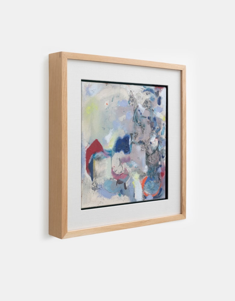 Aleana Egan&amp;nbsp;

blink,&amp;nbsp;2025

mixed media on canvas with solid American white oak and linen mount

47 x 44 x 6.5 cm / 18.5 x 17.3 x 2.6 in framed