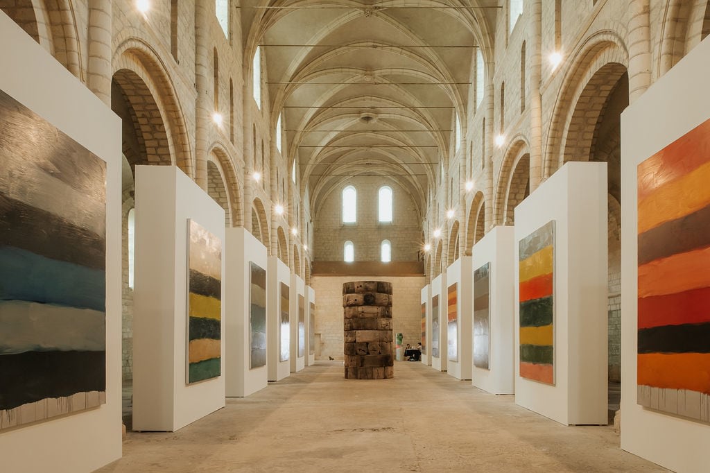 Sean Scully, &amp;Eacute;glise Saint-Nicolas de Caen, installation view, Normandie Impressioniste 2024, 21 June &amp;mdash; 29 September 2024