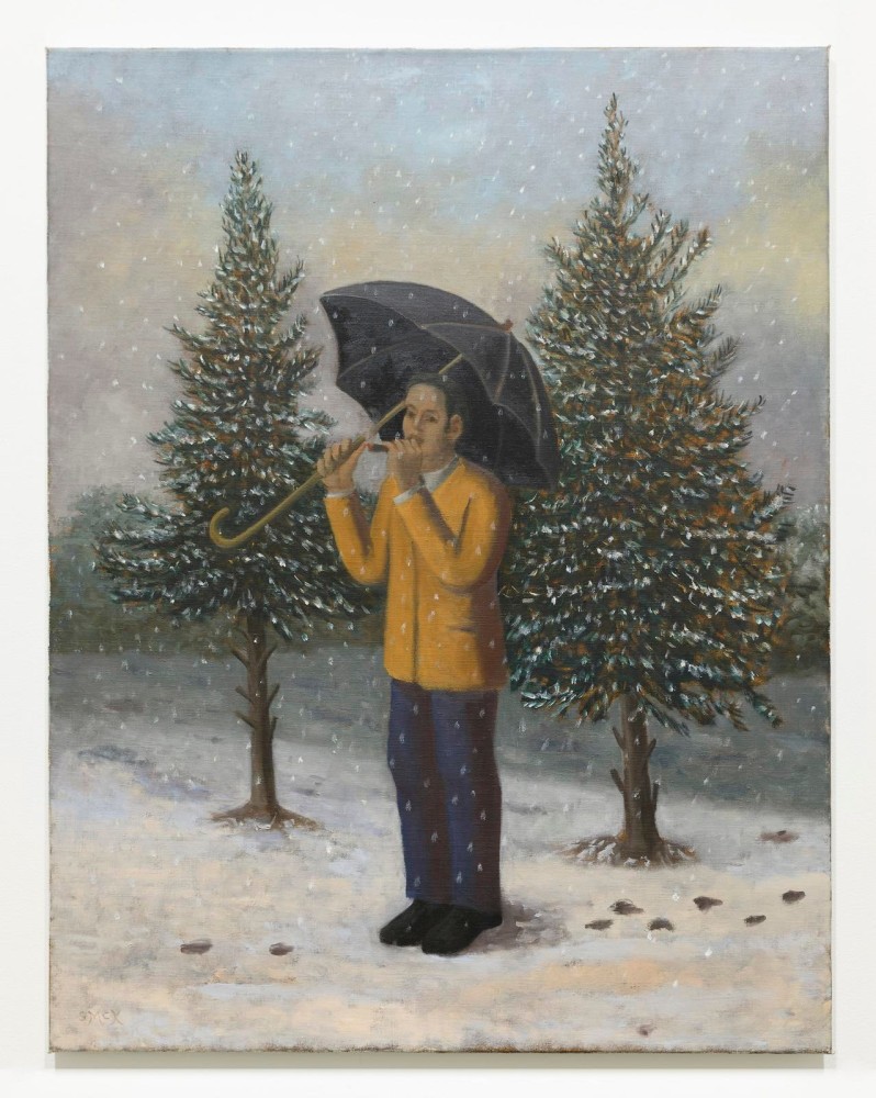 Stephen McKenna, Cigar Smoker in Snow
