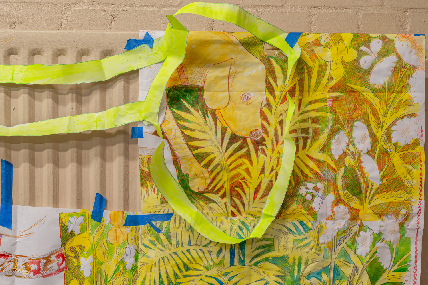 Sam Keogh, The Hunters Enter The Woods Cartoon, St Chads Projects