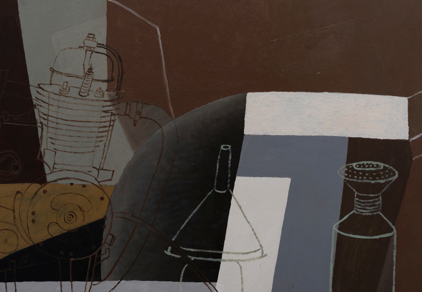 Nathalie Du Pasquier

Motorised,&amp;nbsp;2022

oil on paper, 2 modules

78.5 x 208 cm / 30.9 x 81.9 in framed