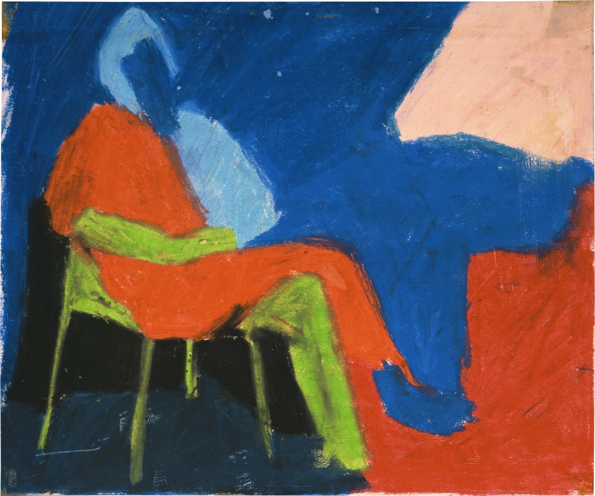 Sean Scully, Man in Chair I, 1966-67