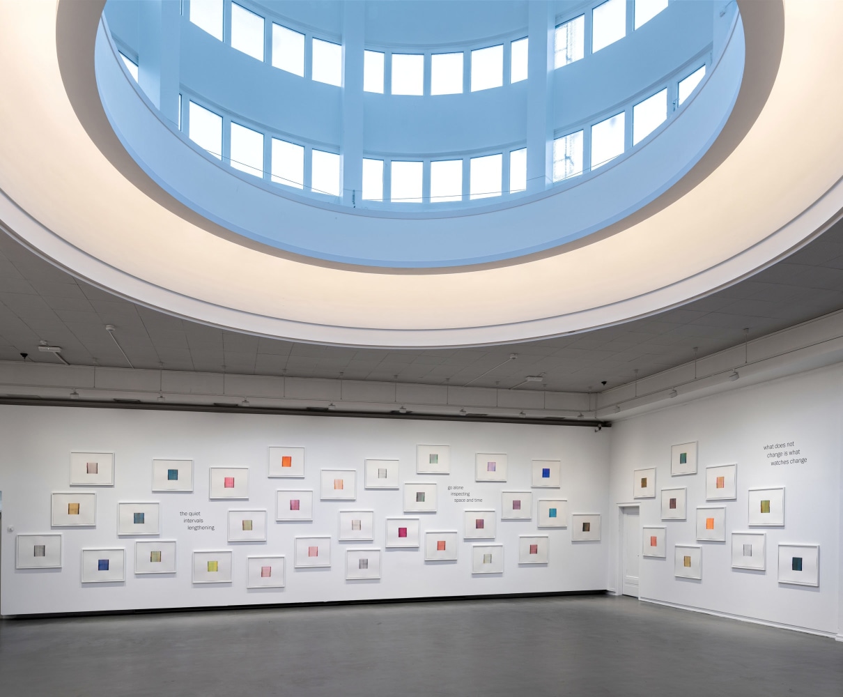 Callum Innes, Cadmium Orange / Red Violet / Lamp Black, installation view, Kode Lysverket, Bergen, Kode Lysverket, Bergen, 15 March – 28 April 2024. Photo: Kode/Dag Fosse