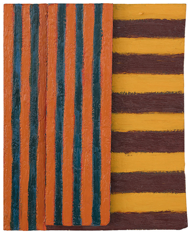Sean Scully, Elder, 1982, Oil on board, 45.7 x 38.1 cm /&amp;nbsp;18 x 15 in