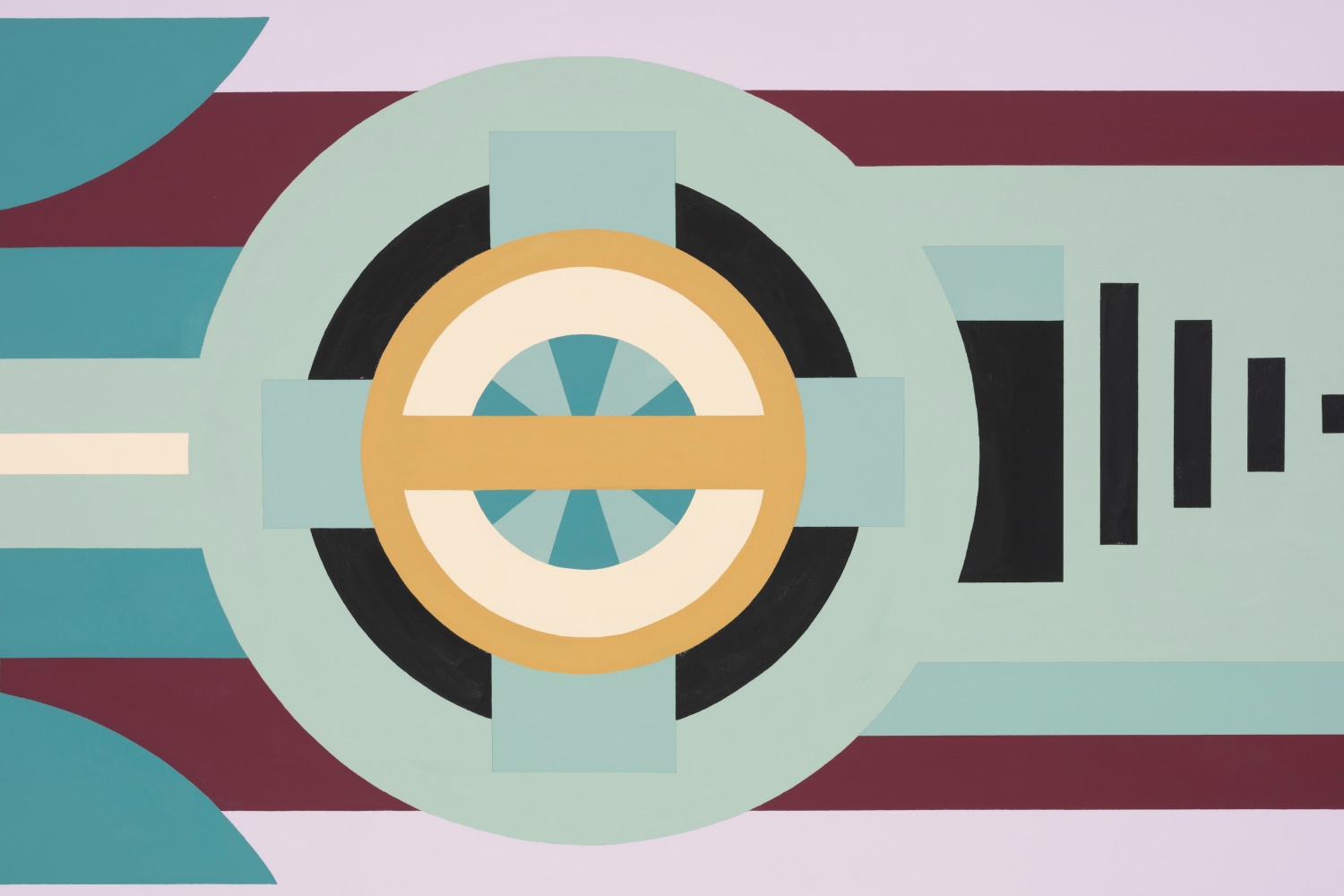 Hazel O&amp;rsquo;Sullivan&amp;nbsp;

Droichead na S&amp;iacute;dhe, 2025

acrylic on canvas

86 x 168 cm / 33.9 x 66.1 in&amp;nbsp; &amp;nbsp;
Initially commissioned by Focal Point Gallery
for&amp;nbsp;Railway Bridge Commission 2025