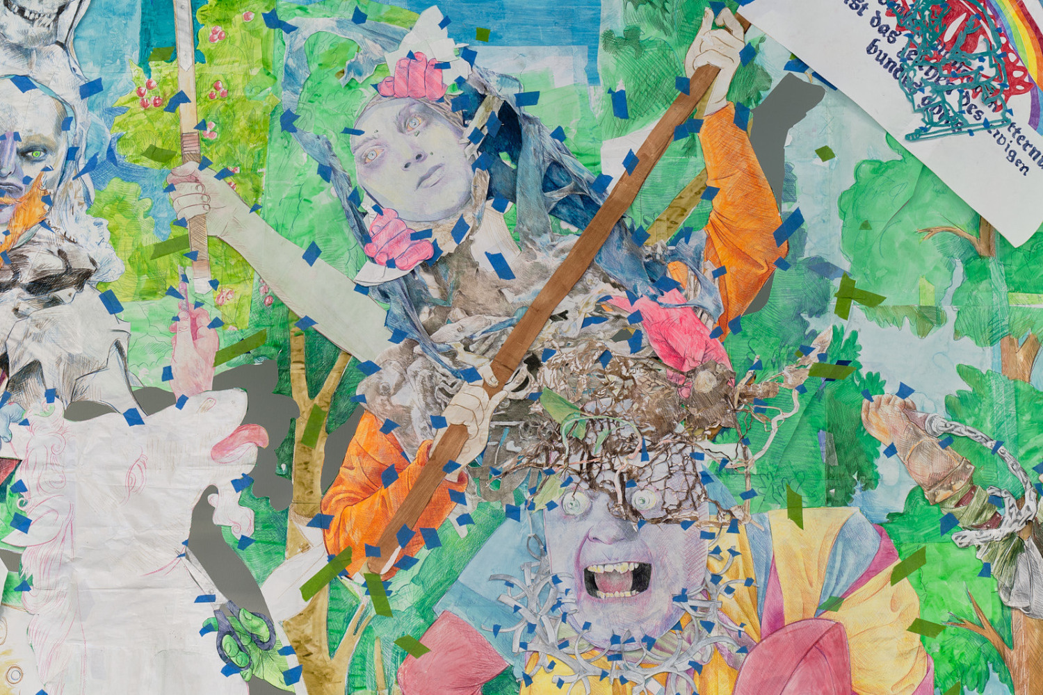 Sam Keogh, 'The Unicorn is Killed and Returned to the Castle Cartoon'