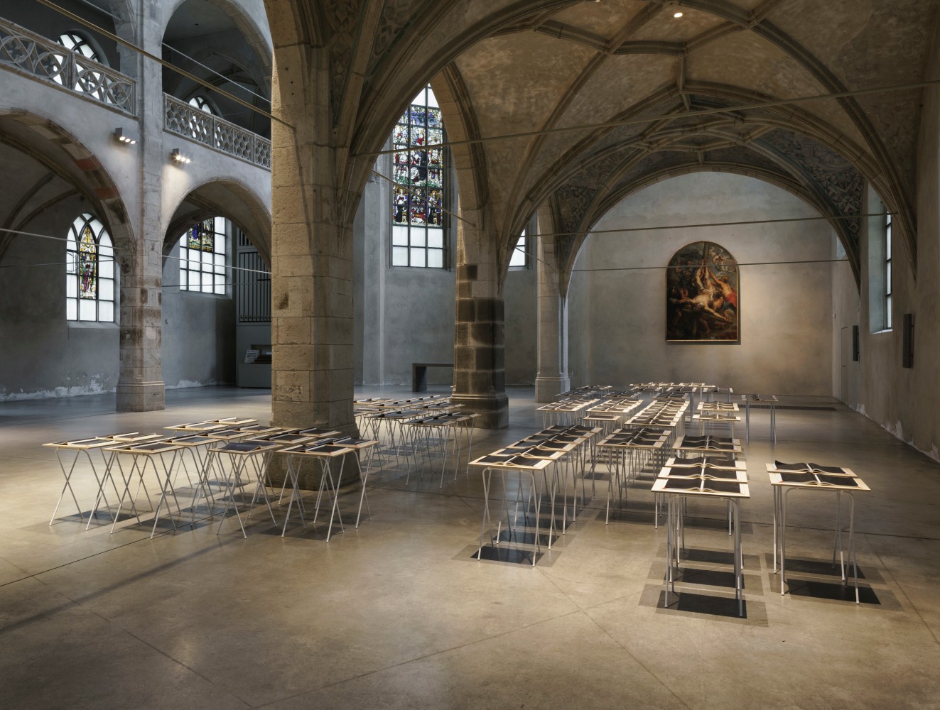 Kathy Prendergast
Atlas, 2019
Kunst-Station Sankt Peter, K&amp;ouml;ln, Germany
Photo: Chris Franken