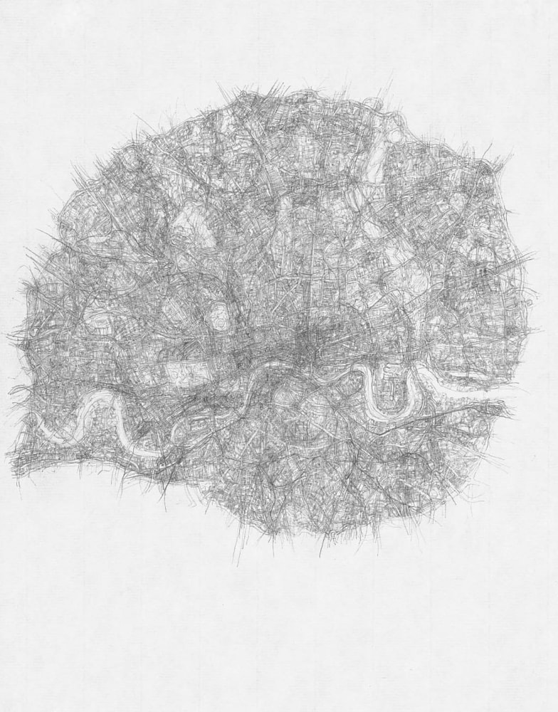 Kathy Prendergast&amp;nbsp;

City Drawings Series &amp;ndash; London, 1997

pencil on paper

31 x 21 cm (each)