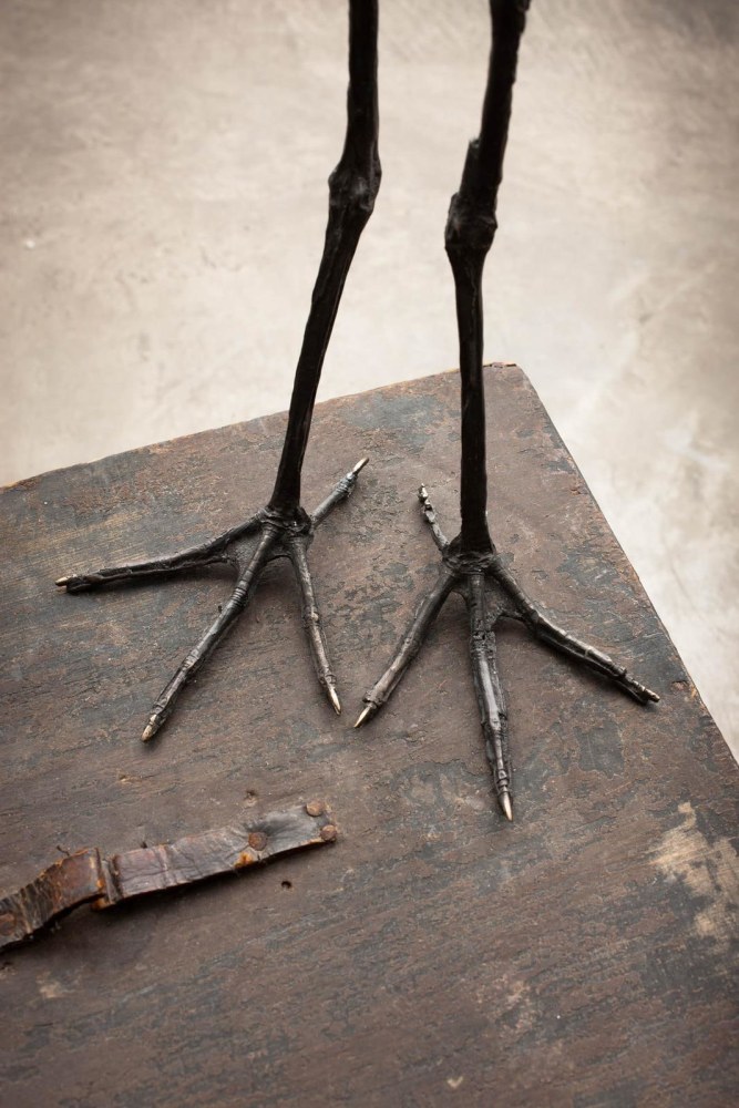 Dorothy Cross,&amp;nbsp;Heron Box,&amp;nbsp;2010,&amp;nbsp;bronze and antique wooden box,&amp;nbsp;100 x 32 x 38 cm / 39.4 x 12.6 x 15 in&amp;nbsp;
&amp;nbsp;