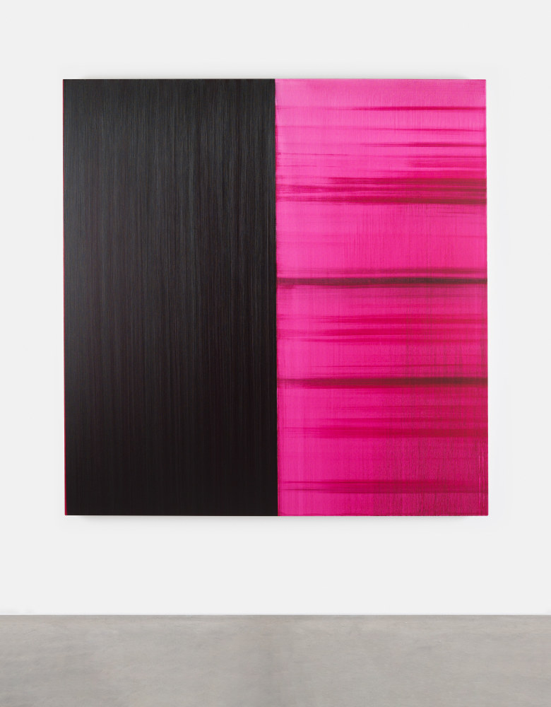 Callum Innes&amp;nbsp;
Untitled Lamp Black / Magenta, 2024
oil on linen
180 x 175 cm / 70.9 x 68.9 in&amp;nbsp; &amp;nbsp;