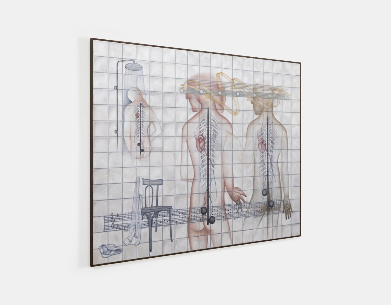 Justin Fitzpatrick

Position-Momentum (Fugue), 2024

oil on linen, oak frame

140 x 180 cm / 55.1 x 70.9 in

143 x 183 x 3 cm / 56.3 x 72 x 1.2 in framed