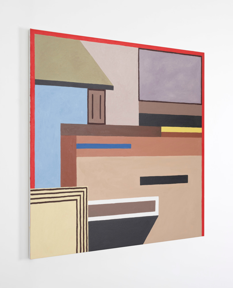 Nathalie Du Pasquier
In cortile, 2023
oil on canvas
100 x 100 cm / 39.4 x 39.4 in