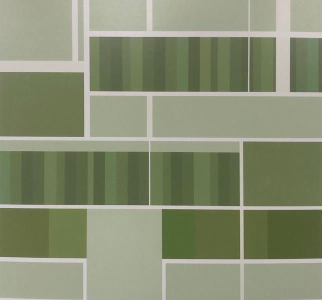 Kevin Appel, Bookshelf Green (study), 2000