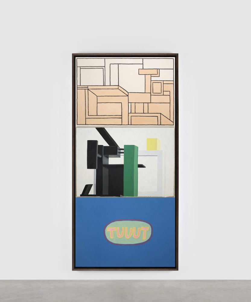 Nathalie Du Pasquier&amp;nbsp;
Constructed,&amp;nbsp;2022
oil on paper, 3 modules, framed
70 x 100 cm /&amp;nbsp;27.6 x 39.4 in each &amp;nbsp;
215 x 109 cm / 84.6 x 42.9 in total

&amp;nbsp;