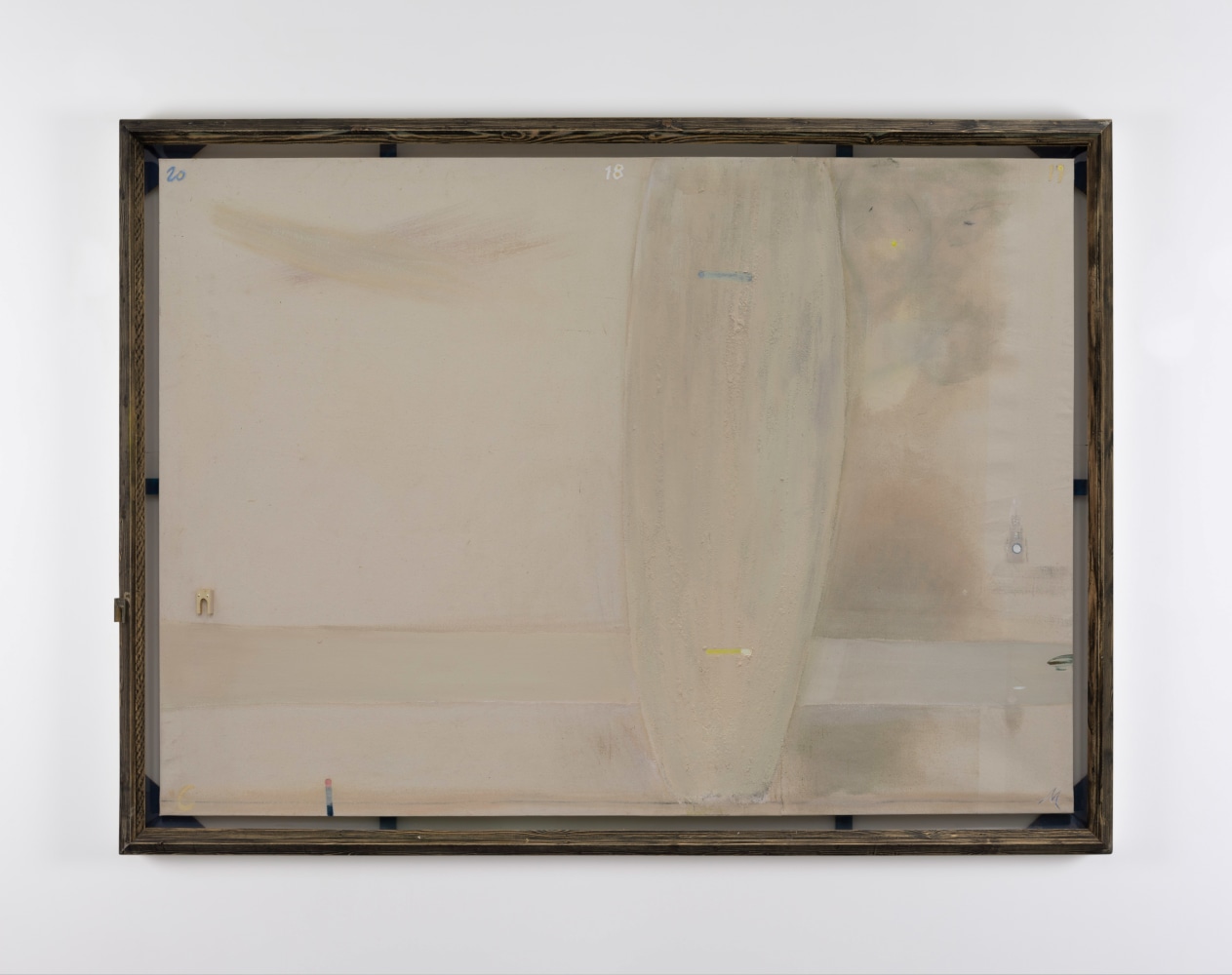 Merlin James&amp;nbsp;
Day, 2018-19
acrylic and mixed materials
144.8 x 195.6 cm / 57 x 77 in&amp;nbsp; &amp;nbsp;