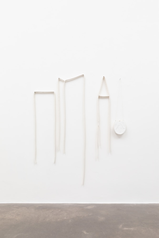 Aleana Egan
Sky Song
2023
four wall elements
card, tape, noil, cotton, papier m&amp;acirc;ch&amp;eacute;, twine, split pins
155 x 130 cm / 61 x 51.2 in total