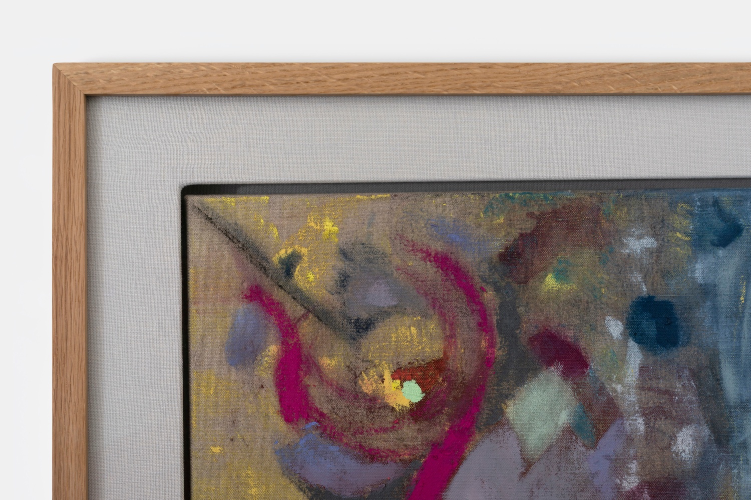 Aleana Egan&amp;nbsp;

other soil,&amp;nbsp;2025

oil on linen with solid white oak and linen mount

72 x 82 x 6.3 cm framed