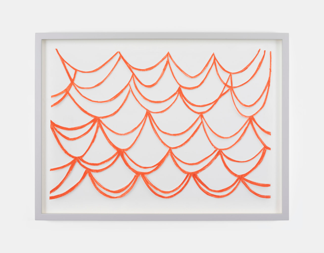 Isabel Nolan Untitled collage paper clip coloured pencil on paper