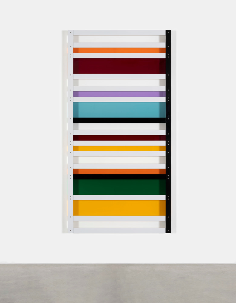 Acceptance Screen,&amp;nbsp;2014

powder-coated aluminium, transparent Plexiglas, wall-mounted screen structure

200 x 100 x 7.5 cm / 78.7 x 39.4 x 3 in