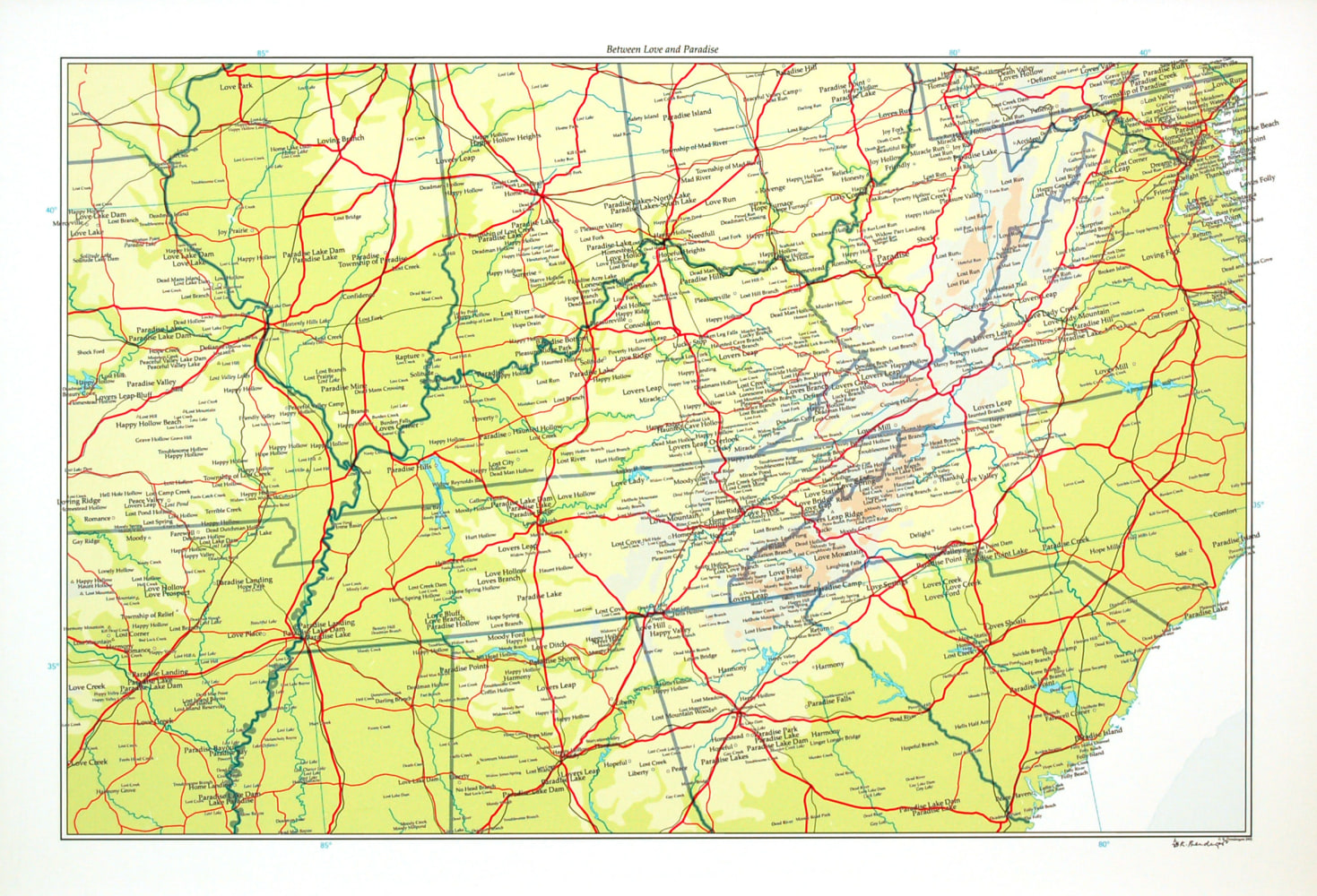 Kathy Prendergast&amp;nbsp;
Between Love and Paradise I, 2002
digital iris print, edition of 25
42 x 57 cm / 16.5 x 22.4 in&amp;nbsp; &amp;nbsp;