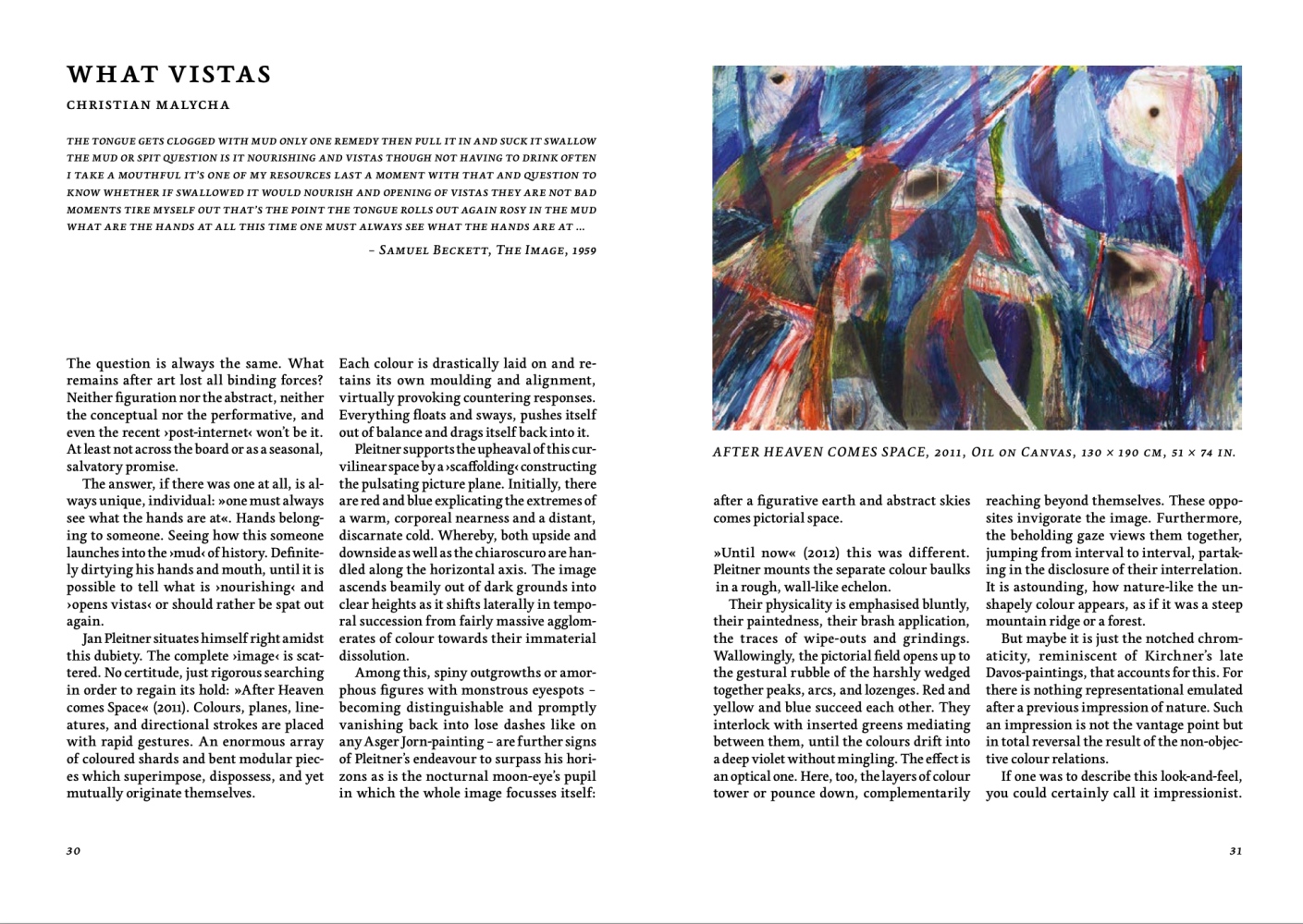 Jan Pleitner, Temperatures of Time