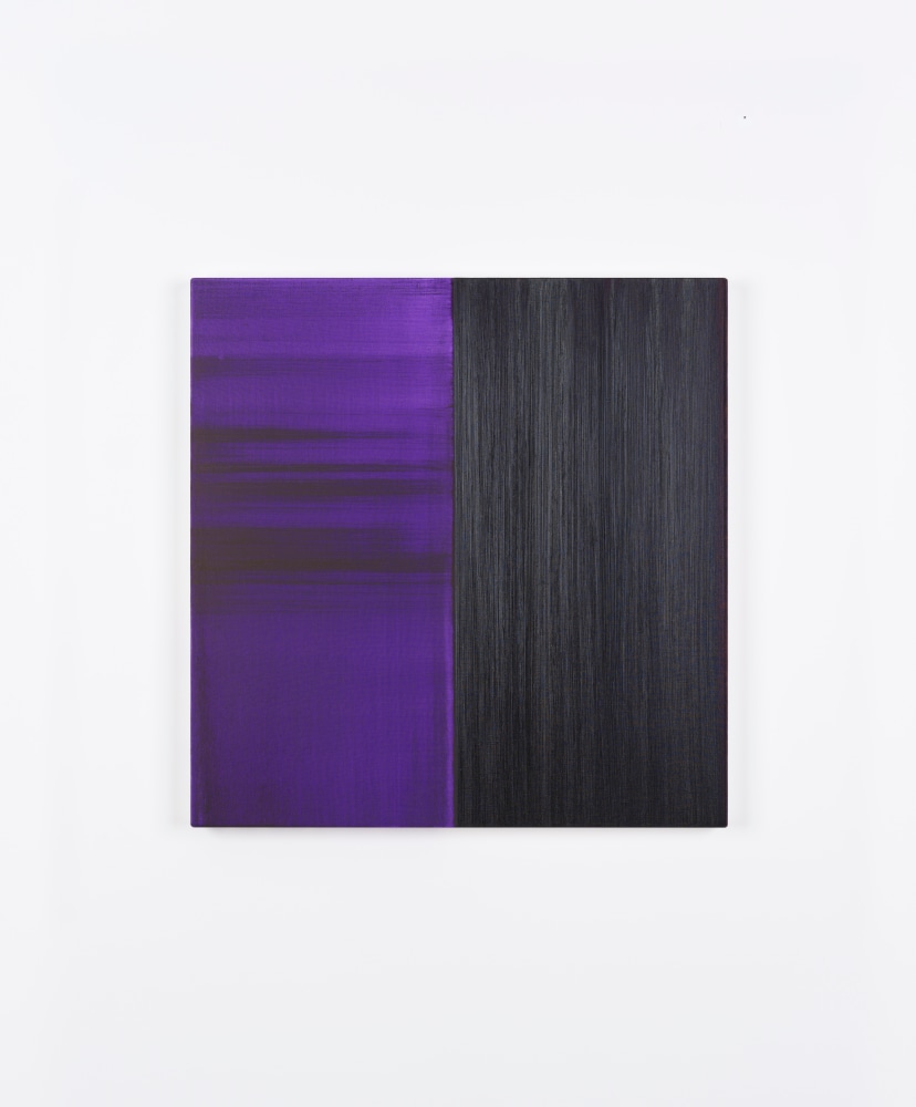 Callum Innes
Untitled Lamp Black / Deep Purple Dioxazine, 2023
oil on linen
82 x 80 cm / 32.3 x 31.5 in
