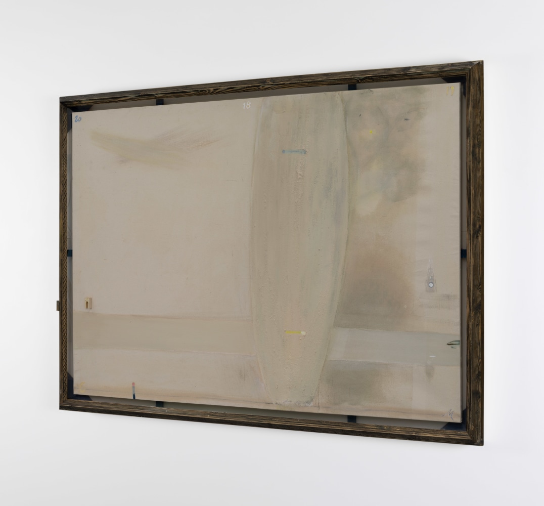 Merlin James&amp;nbsp;
Day,&amp;nbsp;2018-19
acrylic and mixed materials
144.8 x 195.6 cm / 57 x 77 in&amp;nbsp; &amp;nbsp;