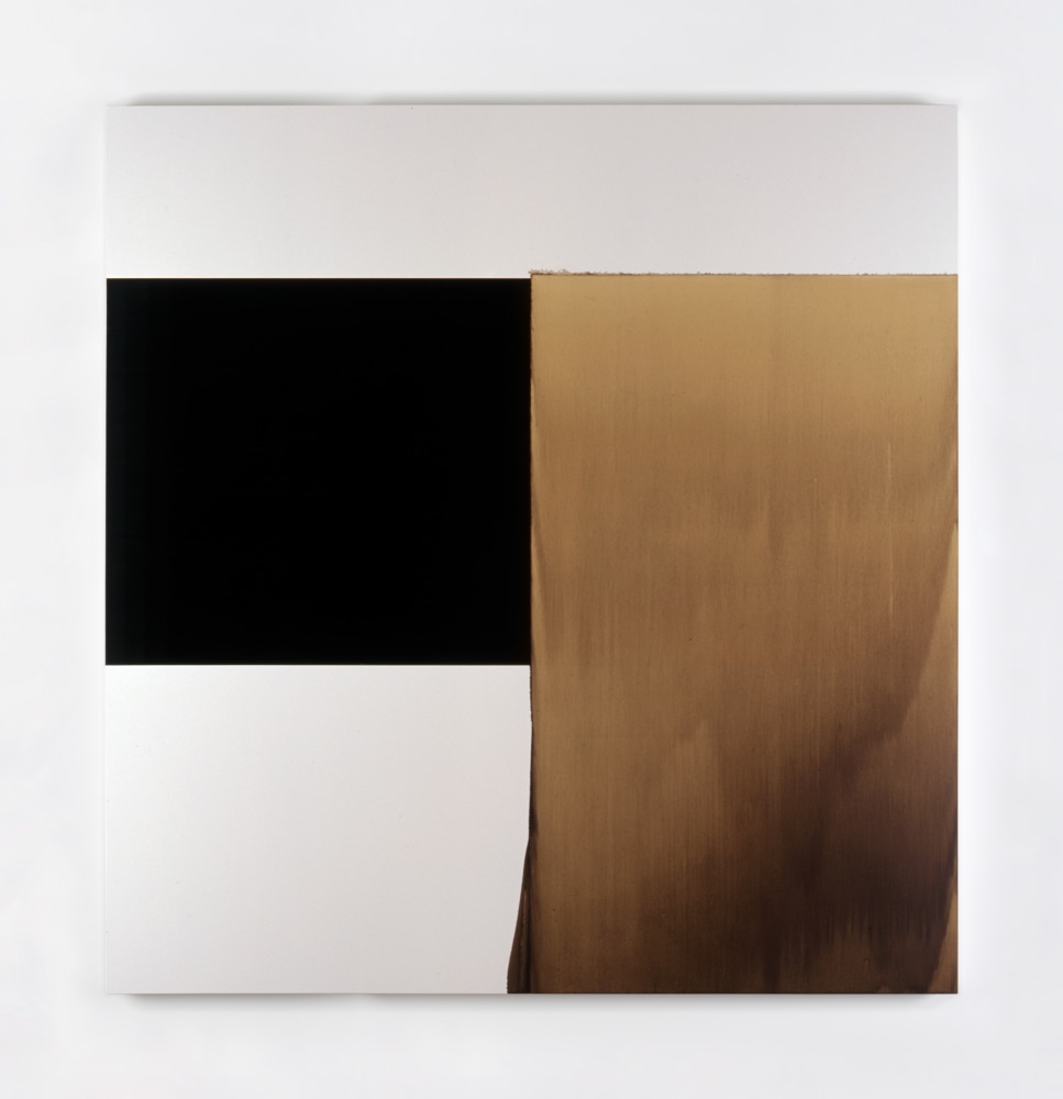 Callum Innes&amp;nbsp;
Exposed Painting, Charcoal Black Yellow Orange Oxide, 2000
oil on canvas
247.5 x 237.5 cm / 97.4 x 93.5 in&amp;nbsp; &amp;nbsp;
&amp;nbsp;