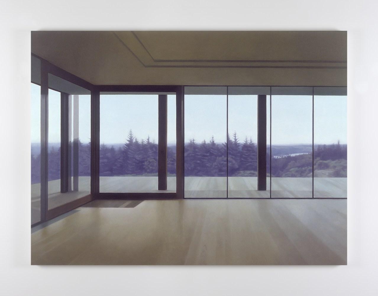 Paul Winstanley&amp;nbsp;
Pavilion 2, 2002
oil on linen
105 x 142.5 cm / 41.3 x 56.1 in&amp;nbsp; &amp;nbsp;