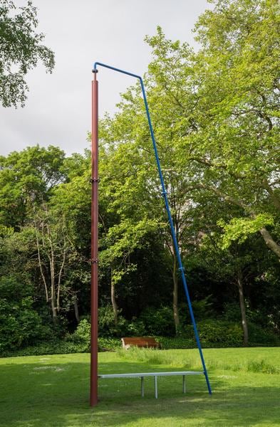 Aleana Egan
Understudy,&amp;nbsp;2014
galvanised and powder-coated steel
910 x 330 x 65 cm / 358.3 x 129.9 x 25.6 in&amp;nbsp;
Installation at Merrion Square, Dublin
