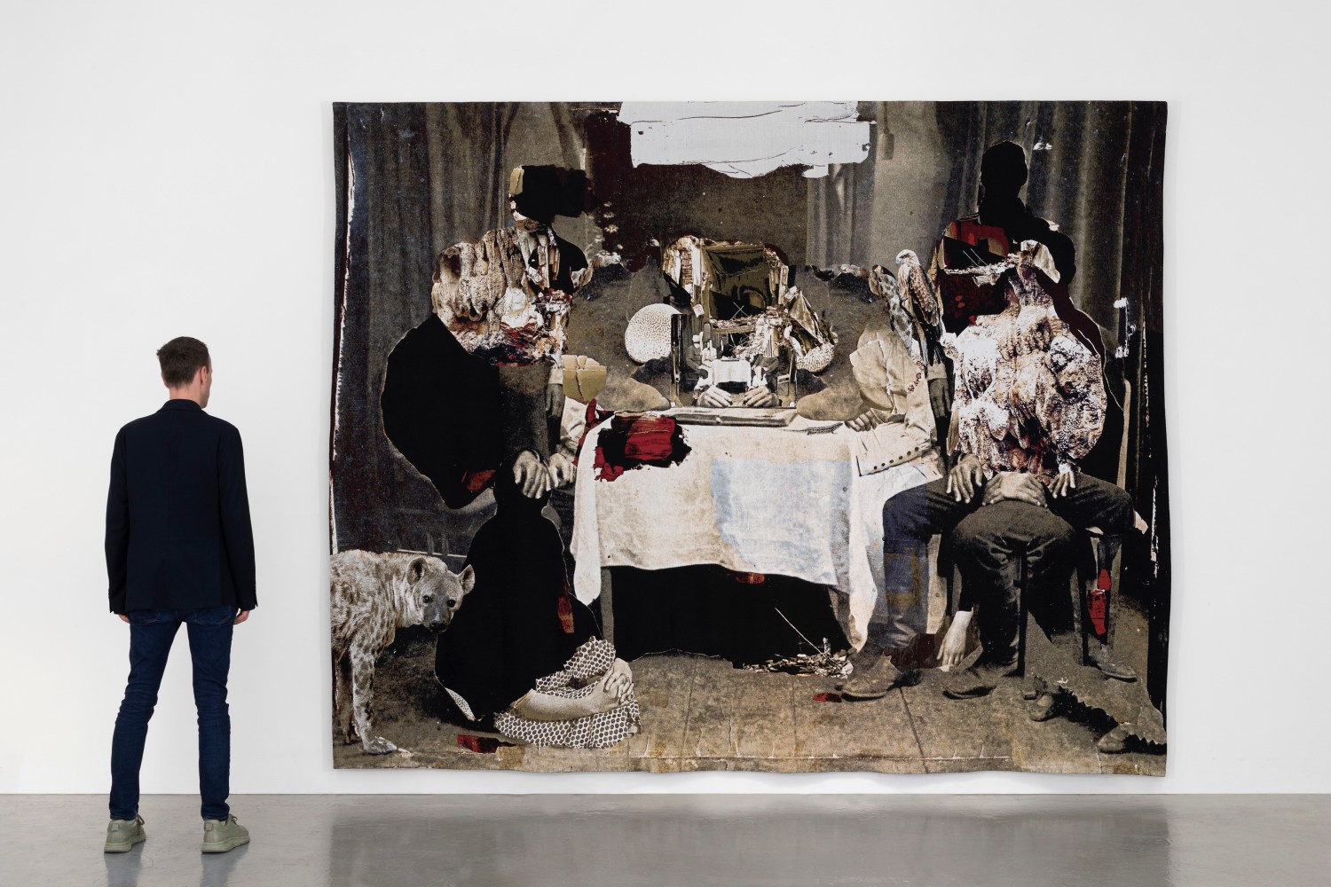 Ailbhe N&amp;iacute; Bhriain&amp;nbsp;
Interval III, 2024
Jacquard tapestry, cotton, wool, silk, Lurex,
edition of 3 + 2AP
269.5 x 336 cm/ 106.1 x 132.3 in &amp;nbsp;&amp;nbsp;