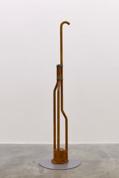 Aleana Egan,&amp;nbsp;The nights are still there, 2017, steel, 238 x 70 x 70 cm / 93.7 x 27.6 x 27.6 in&amp;nbsp;