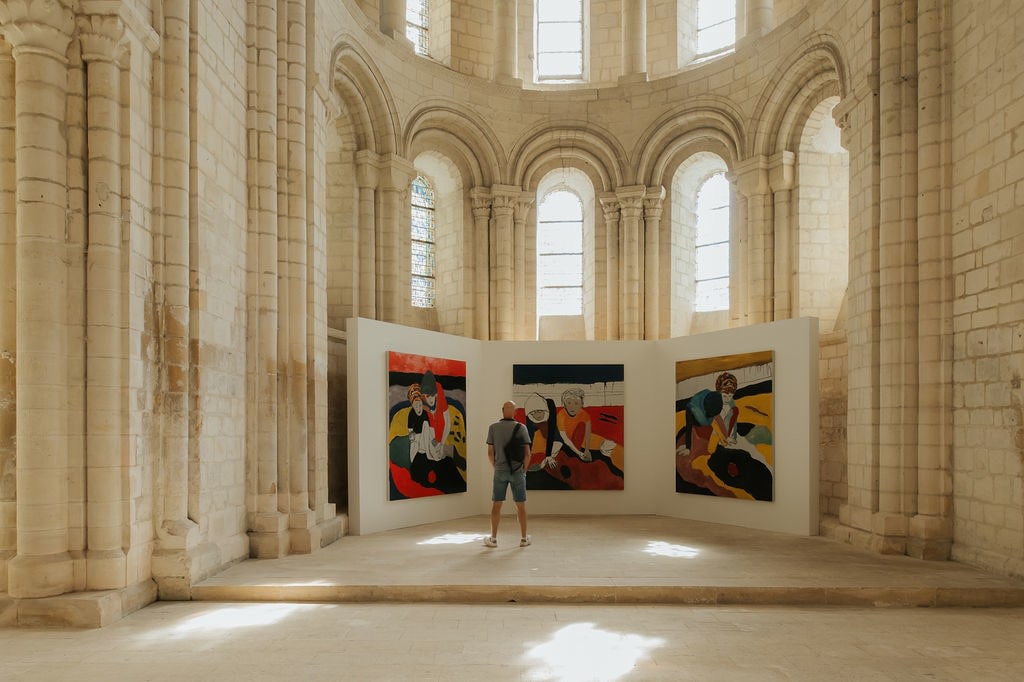 Sean Scully, &amp;Eacute;glise Saint-Nicolas de Caen, installation view, Normandie Impressioniste 2024, 21 June &amp;mdash; 29 September 2024