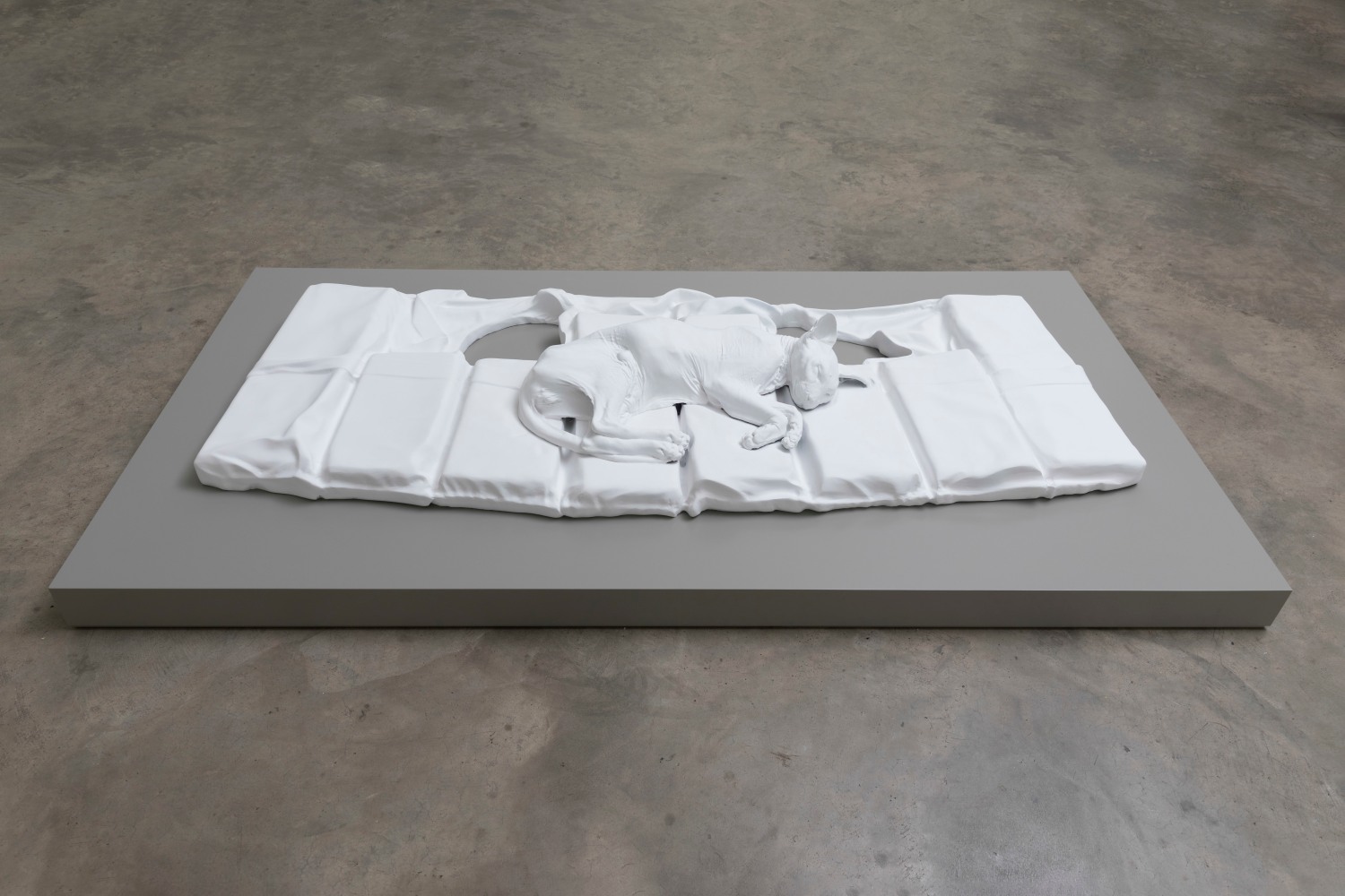 Ailbhe N&amp;iacute; Bhriain&amp;nbsp;
We have reached a certain depth (II),&amp;nbsp;2023
resin, polyurethane, enamel, acrylic
22 x 172 x 74 cm / 8.7 x 67.7 x 29.1 in&amp;nbsp;
10 x 180 x 121 cm /&amp;nbsp;3.9 x 70.9 x 47.6 in plinth

&amp;nbsp;