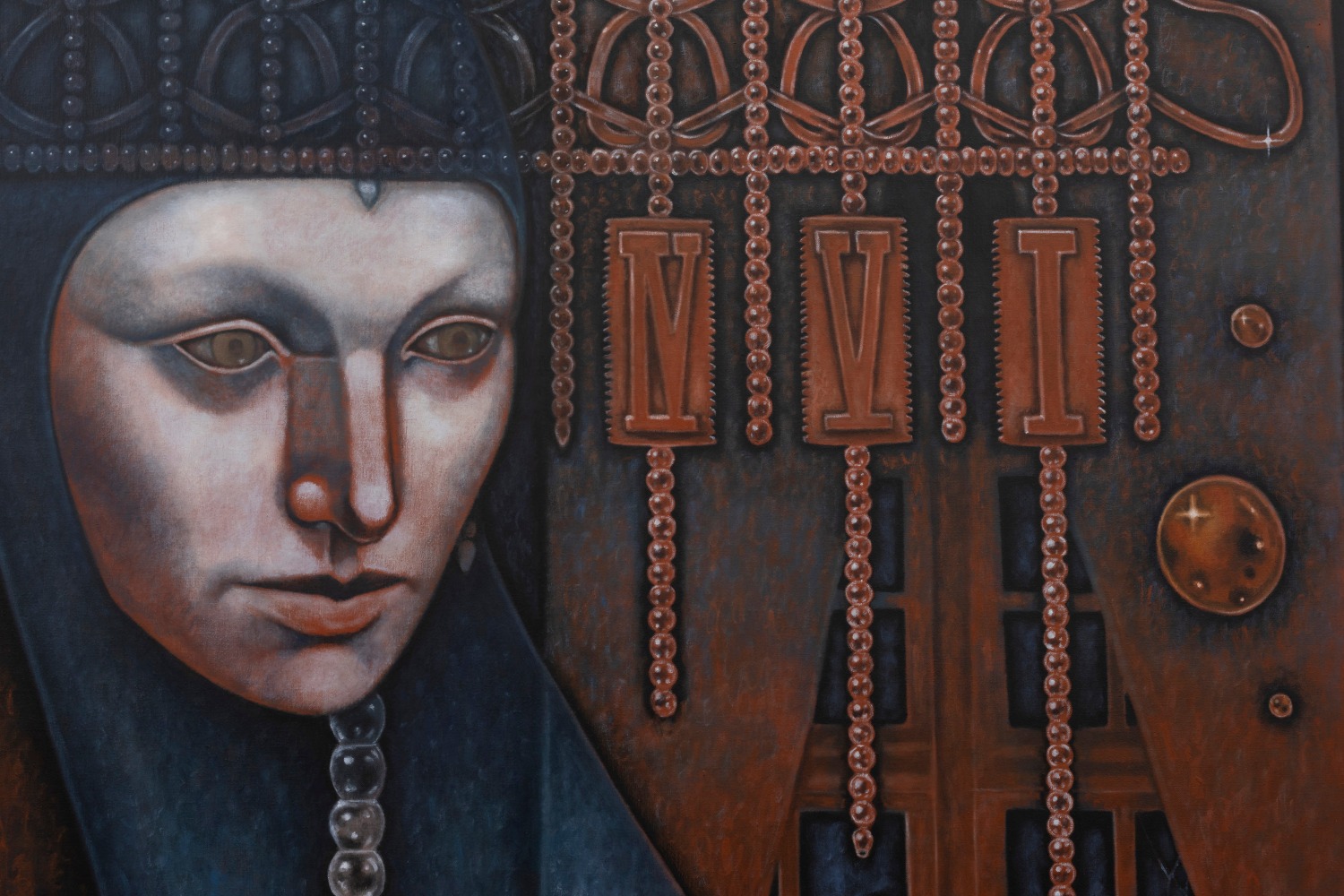 Justin Fitzpatrick&amp;nbsp;

The Glass Armonica (Dying at my music), 2024

oil on linen, oak frame

180 x 140 cm / 70.9 x 55.1 in&amp;nbsp; &amp;nbsp;

183 x 143 x 3 cm / 72 x 56.3 x 1.2 in framed