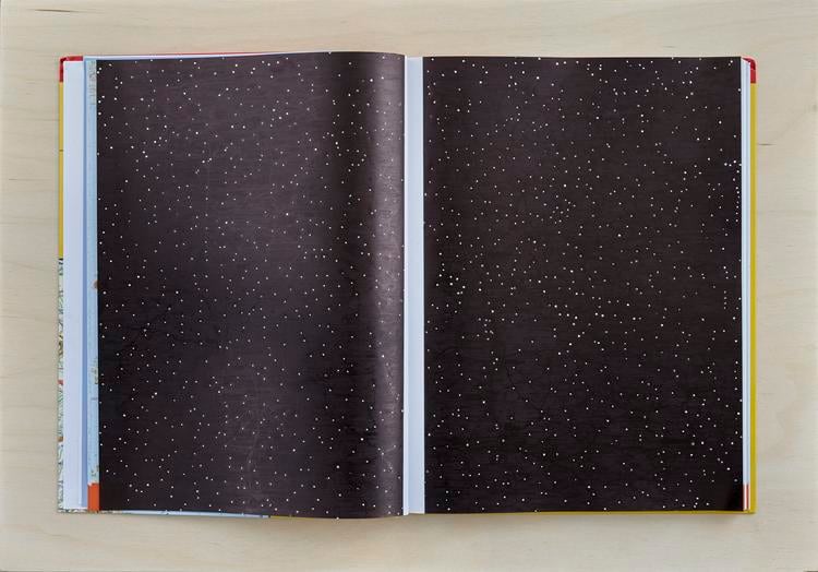 Kathy Prendergast
Atlas 12 REIMS-STRASBOURG, 2016
AA Road Atlas of Europe, ink
30.5 x 43.5 x 1 cm / 12 x 17.1 x .4 in