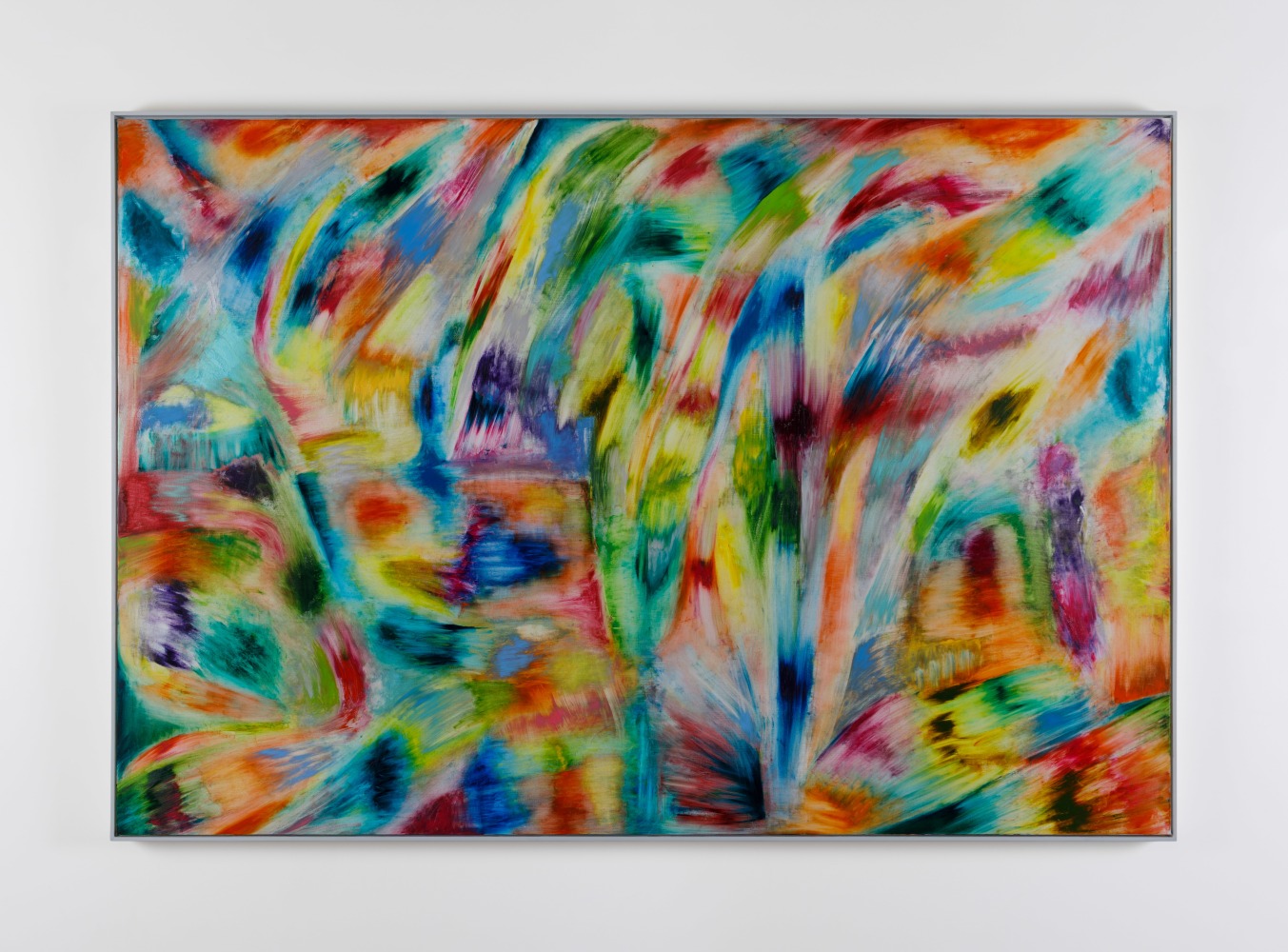 Jan Pleitner
Gamma coherence, 2022
oil on canvas
170 x 250 cm / 66.9 x 98.4 in&amp;nbsp;