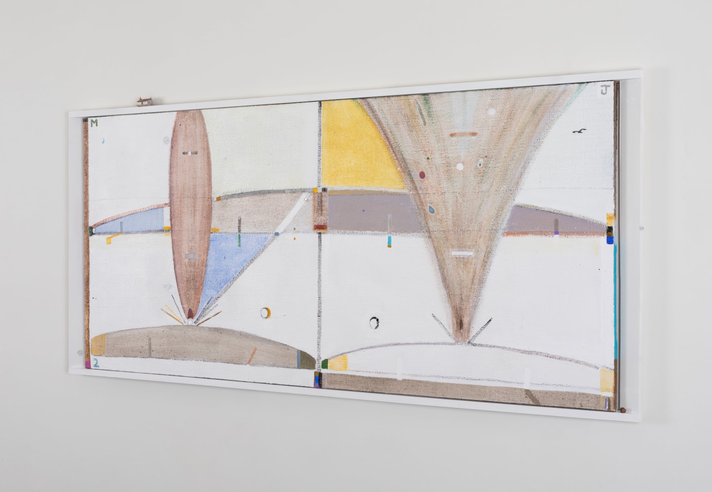 Untitled,&amp;nbsp;2018-21
mixed materials
88 x 194 x 5 cm / 34.6 x 76.4 x 2 in