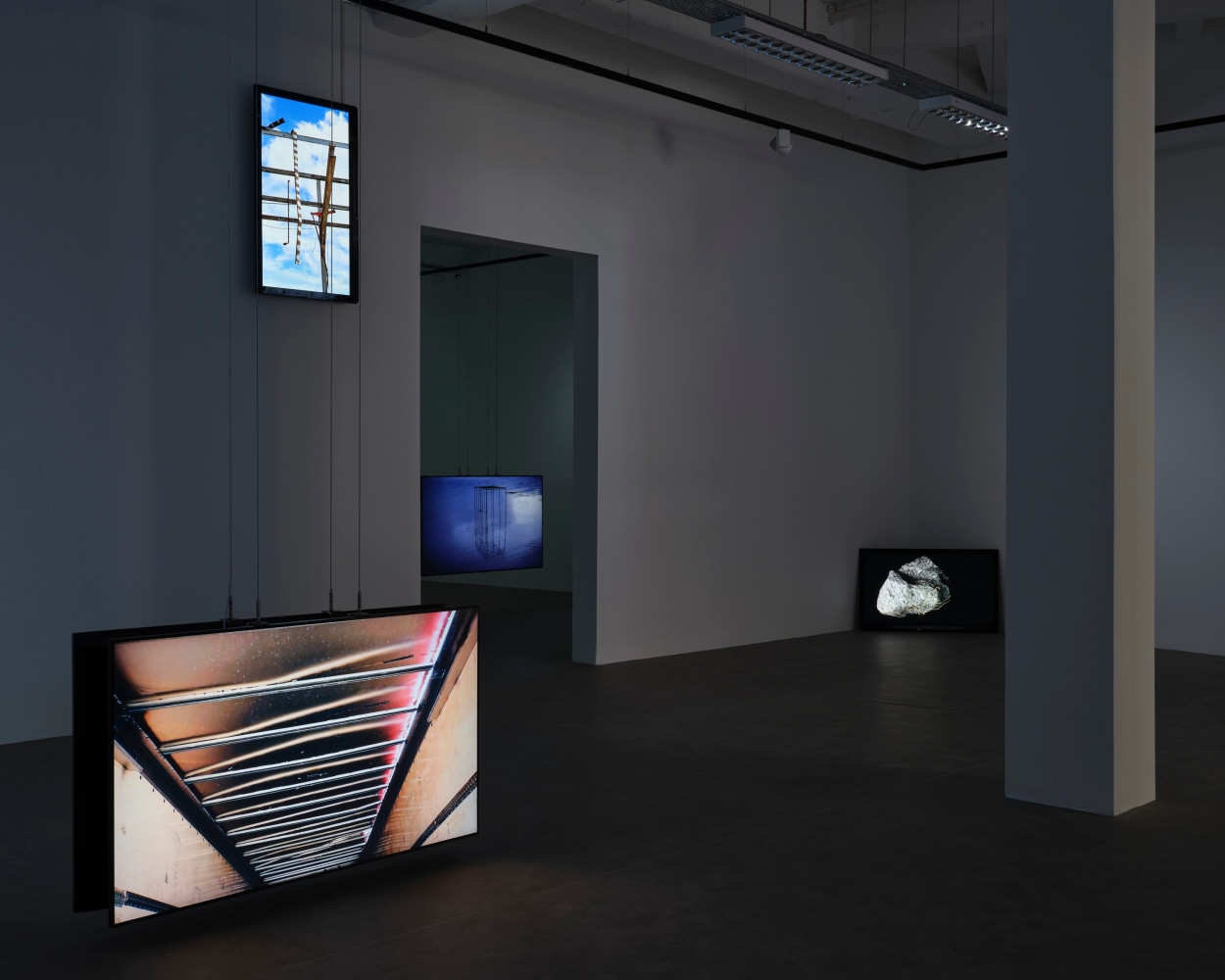 Jaki Irvine &amp;amp; Locky Morris, Re_sett_ing_s, Void Gallery, Derry, 2023 Photo by Simon Mills.