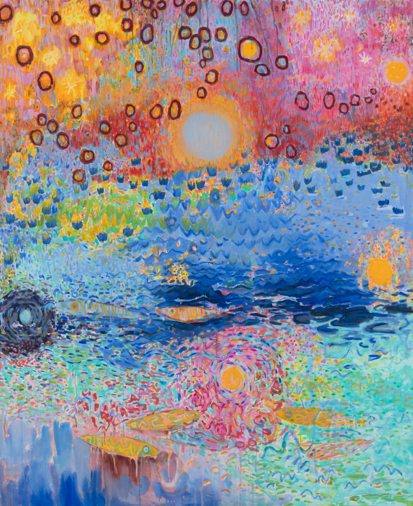 Et sic in infinitum (and so on...)&amp;nbsp;2021
water-based oil on canvas
170 x 140 x 2.5 cm / 66.9 x 55.1 x 1 in