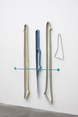 Aleana Egan
The sky looks down on almost as many things as the ceiling, 2013
card, tape, filler, varnish, steel
204 x 152 x 25 cm / 80.3 x 59.8 x 9.8 in