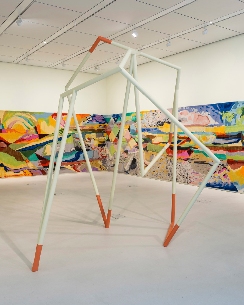 Isabel Nolan&amp;nbsp;
The Barely Perceptible Vibration of Everything,&amp;nbsp;2017
hand-tufted 100% New Zealand Wool, 15mm pile
256 x 1945 cm / 100.8 x 765.7 in&amp;nbsp; &amp;nbsp;
Collection of TATE Gallery, London