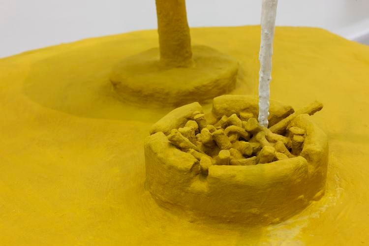 Hannah Fitz,&amp;nbsp;Table, 2017, mixed media, 152 x 85 x 95 cm / 59.8 x 33.5 x 37.4 in