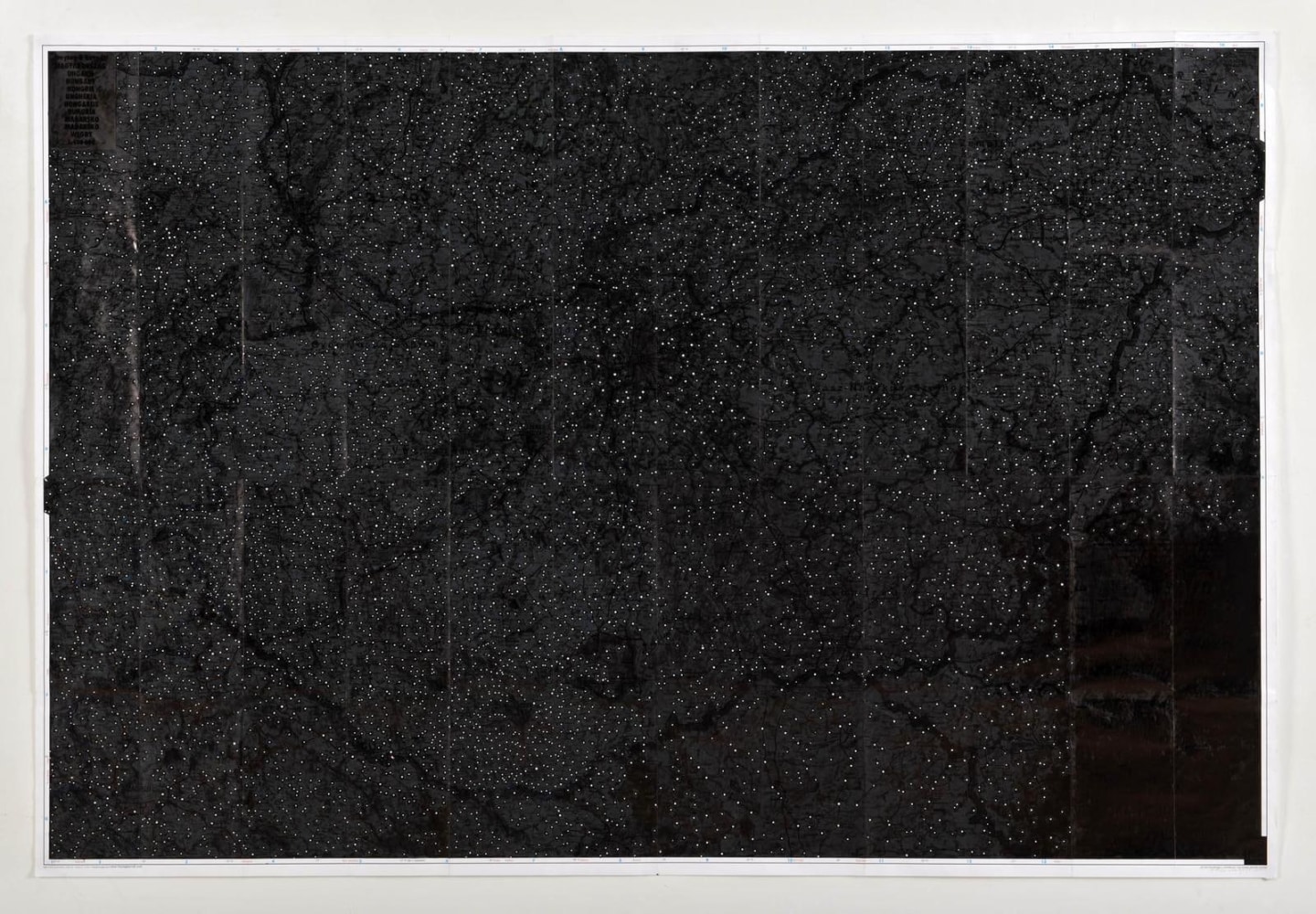 Kathy Prendergast, BLACK MAP SERIES (Hungary)