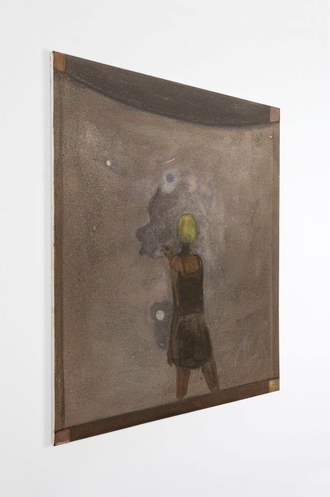 Merlin James&amp;nbsp;
Untitled, 2021
acrylic and ash on cotton
87 x 75 cm / 34.3 x 29.5 in&amp;nbsp; &amp;nbsp;