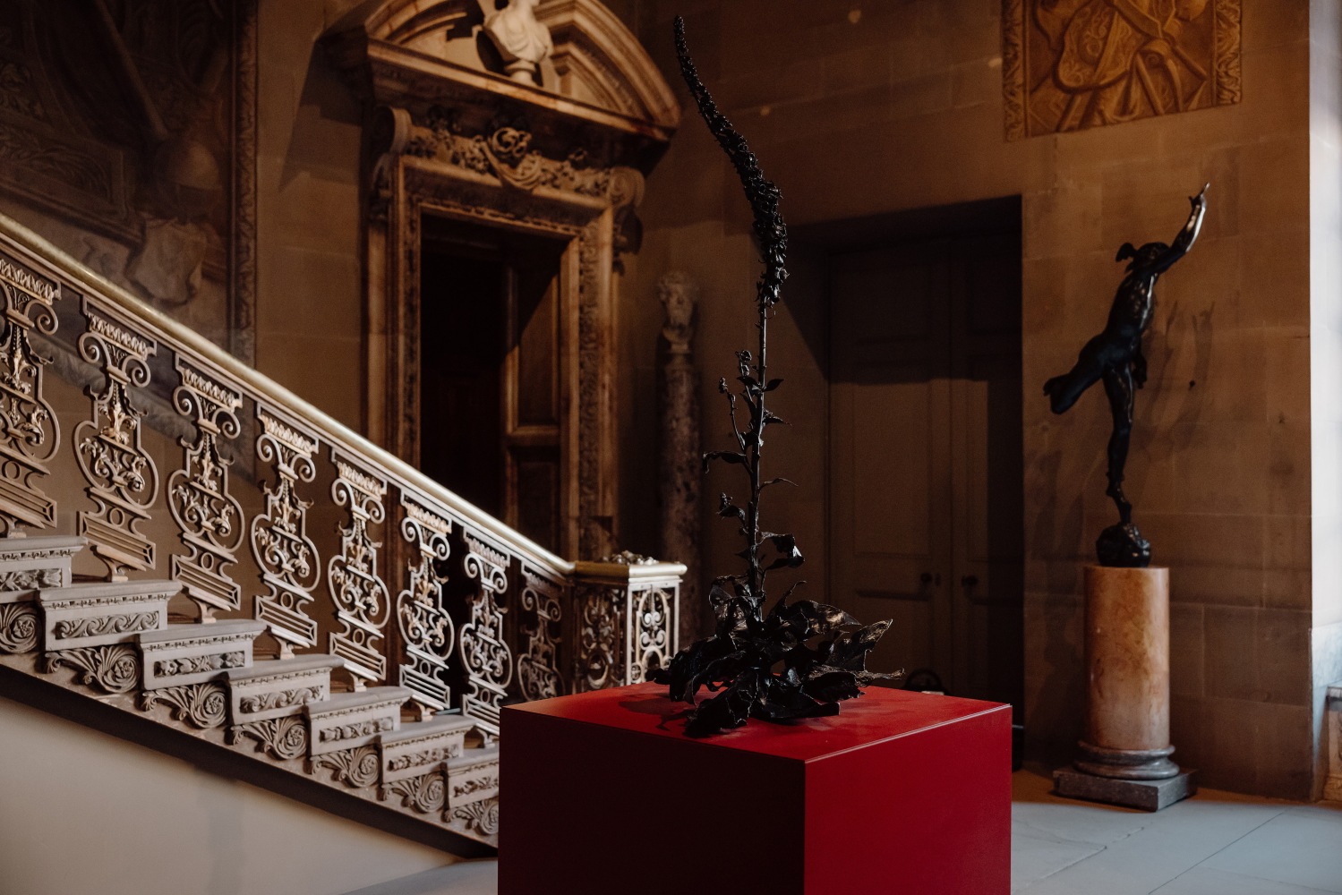 Dorothy Cross in The Gorgeous Nothings: Flowers at Chatsworth, installation view, Chatsworth House, UK. Photo: India Hobson, courtesy of Chatsworth House Trust