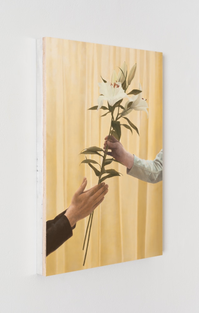 Paul Winstanley&amp;nbsp;
Lilies 2 (After Filippo Lippi),&amp;nbsp;2019
oil on gesso on panel
48 x 34 cm / 18.9 x 13.4 in&amp;nbsp;
