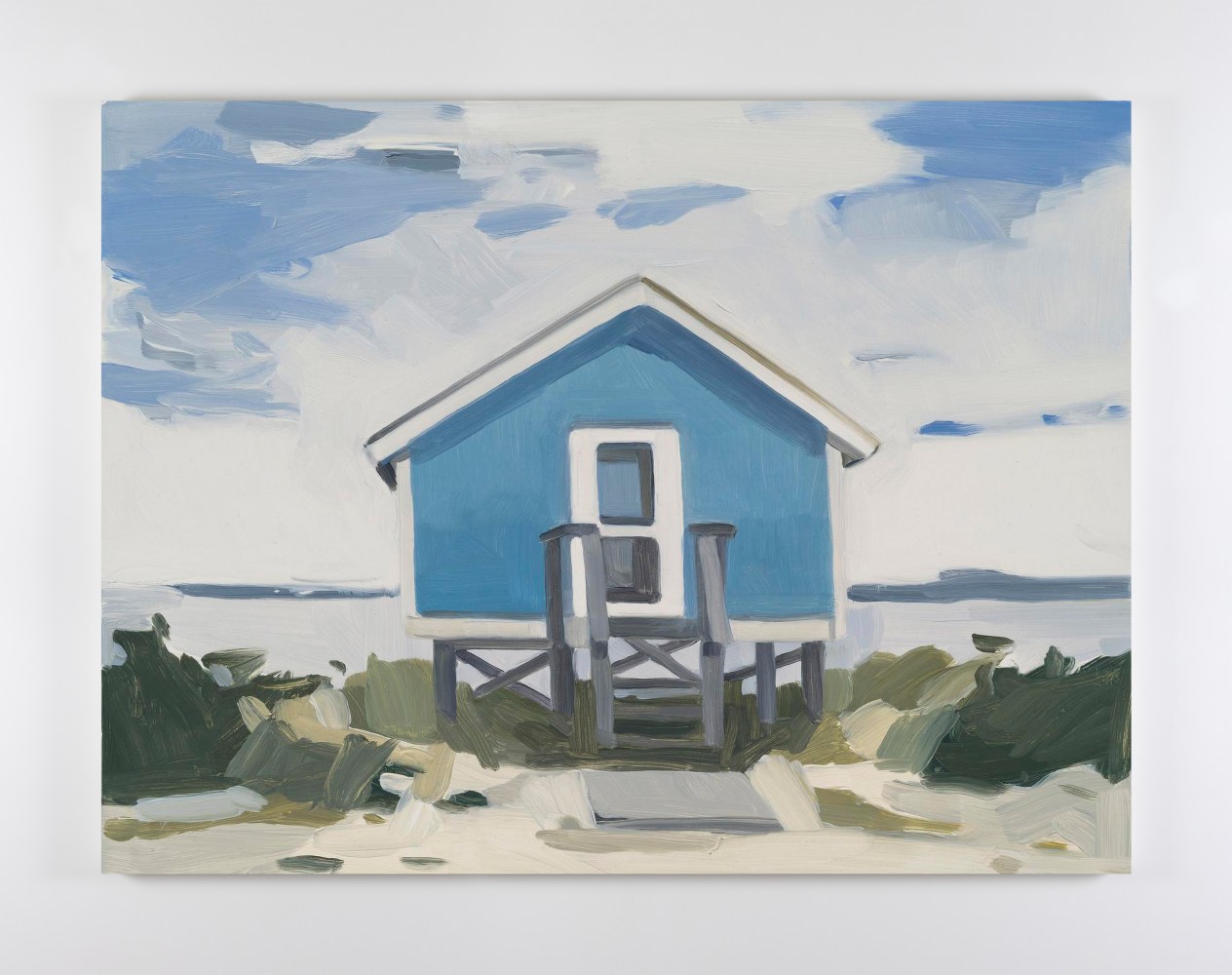 Maureen Gallace&amp;nbsp;
Blue Beach Shack, 2013
oil on panel&amp;nbsp;
22.9 x 30.5 cm / 9 x 12 in